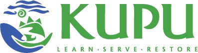 KUPU logo - learn serve restore Hawaii sustainability & sustainable business practices.