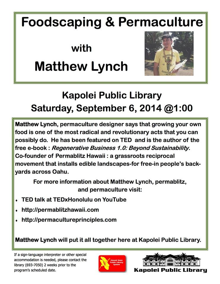Foodscaping & Permaculture with Matthew Lynch