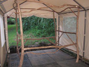 Strawberry Guava Canopy bed frame