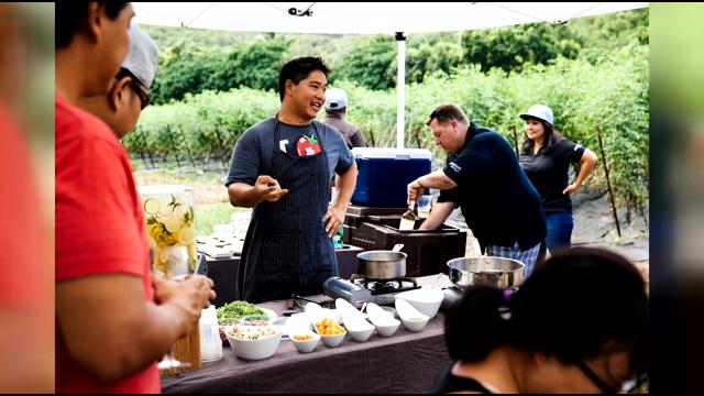 The latest culinary trend in sustainable cuisine: bringing gourmet dining to a farm tour.